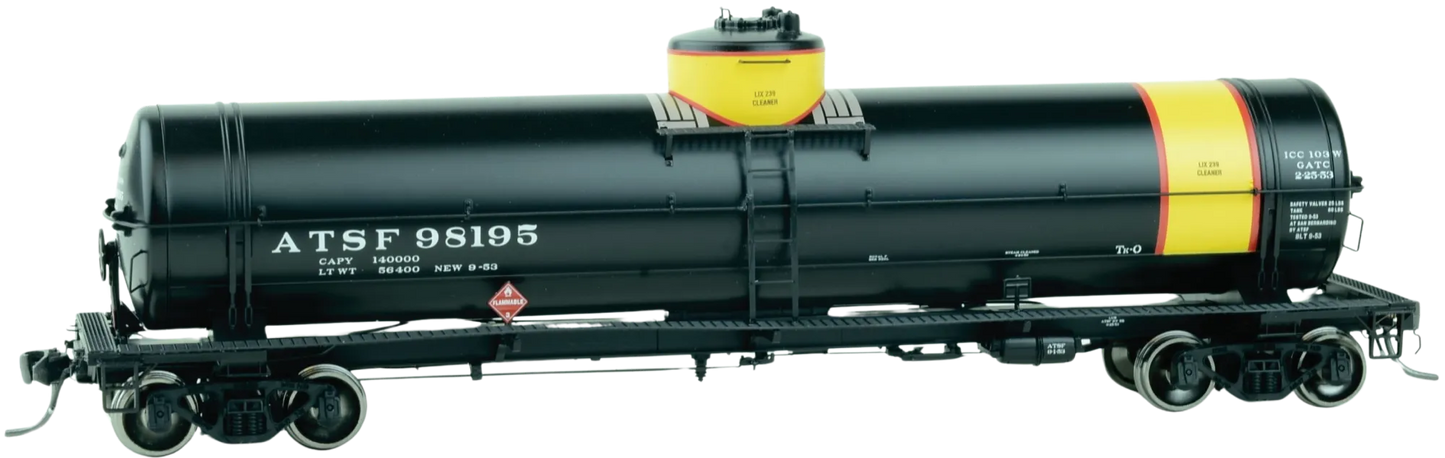ATSF LIX 239 SOLVENT GATC TANK CAR 1952-1995