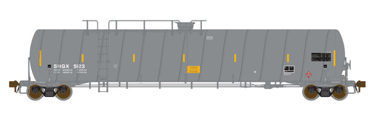 SHQX Liquified Petroleum Tank Car (LPG) Spiral Tank Car. Gray. Version 3