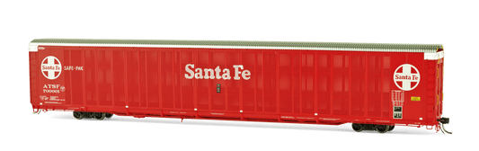 ATSF #700001 SAFE-PAK, TRI-LEVEL, LOW ROOF, TRI-FOLD END DOORS