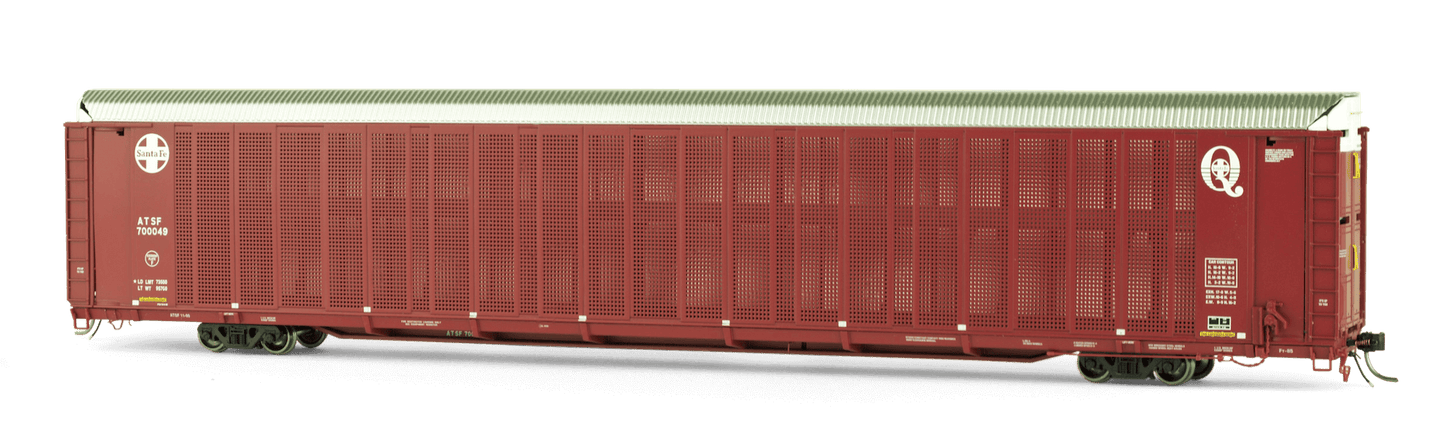 ATSF #700049 SAFE-PAK, BI-LEVEL, HIGH ROOF, CLAM SHELL END DOORS