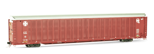 ATSF #700122 SAFE-PAK, BI-LEVEL, HIGH ROOF, CLAM SHELL END DOORS