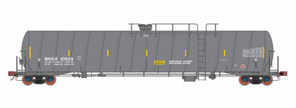 SHQX Toxic Chemical Spiral Tank Car. Annhydrous Ammonia Gray. Version 1