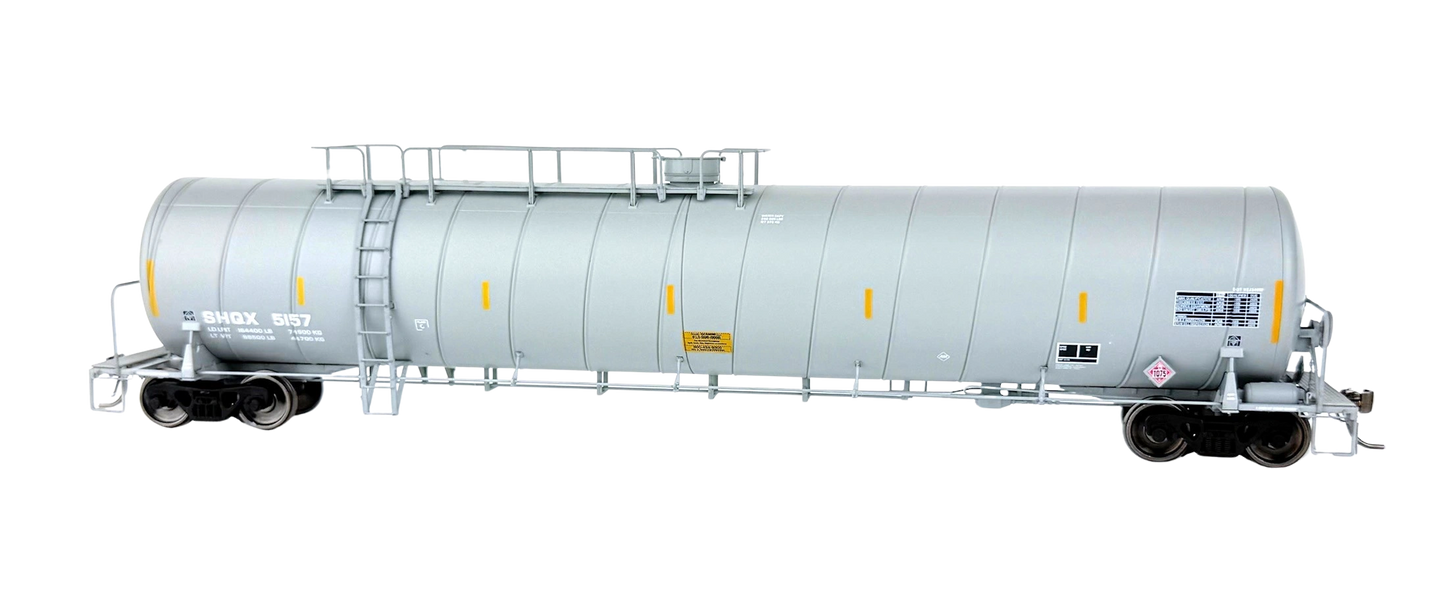 SHQX Liquified Petroleum Tank Car (LPG) Spiral Tank Car. Gray. Version 3