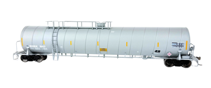 SHQX Liquified Petroleum Tank Car (LPG) Spiral Tank Car. Gray. Version 3