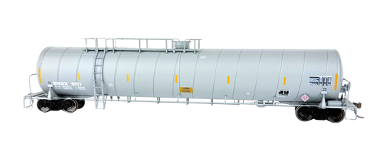 SHQX Liquified Petroleum Tank Car (LPG) Spiral Tank Car. Gray. Version 3