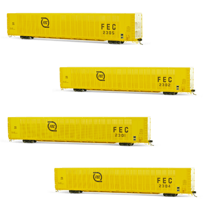FEC Safe-Pak Collector Set. All 4  FEC Road Numbers