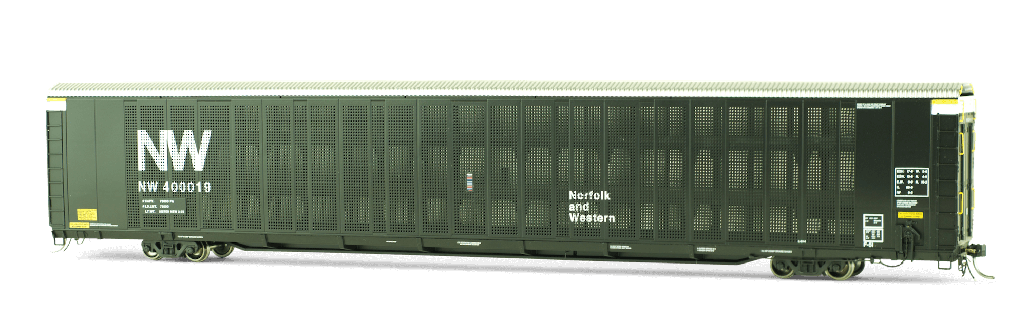 NW #400019 SAFE-PAK, TRI-LEVEL, LOW-ROOF, TRI-FOLD END DOORS – Roka Models