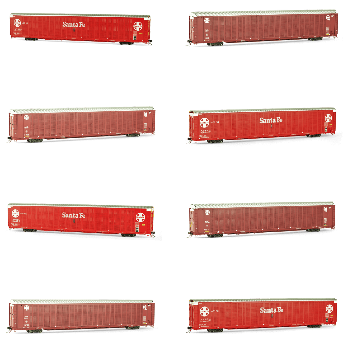 ATSF Safe-Pak Collector Set. All Available ATSF Road Numbers